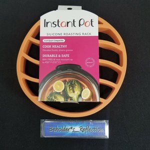 NEW Instant Pot Official Silicone Roasting Rack 6- & 8 Quart Compatible -Orange